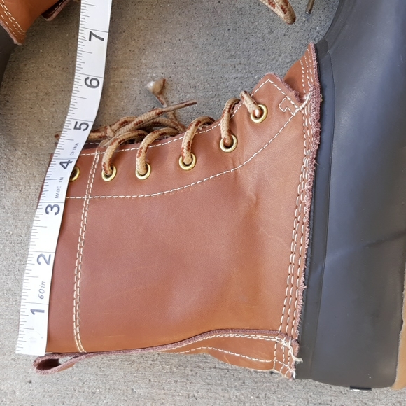 Khombu Sz 6 Letty Lace Up Steel Shank Duck Boots - Picture 12 of 17